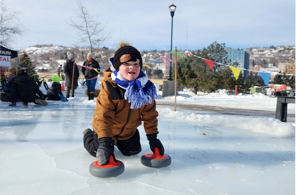 Image of Child Curling